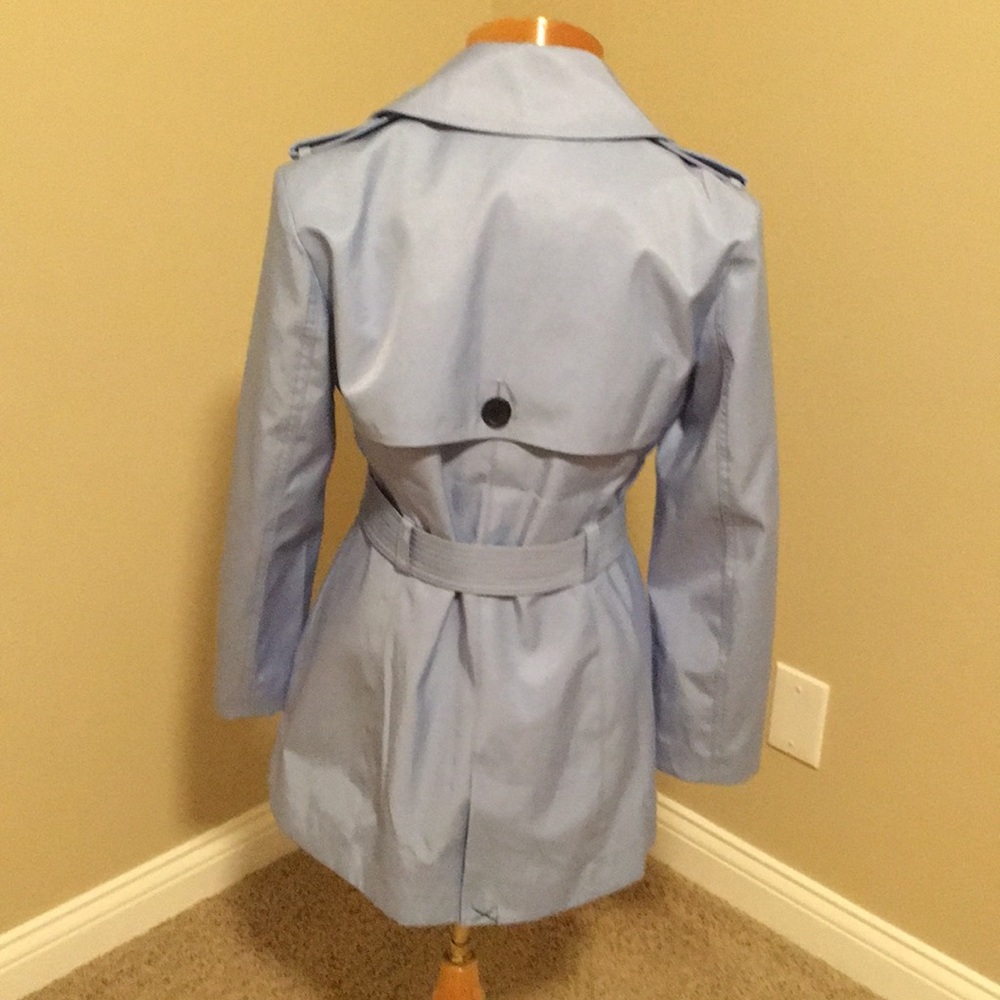 Express Light Blue Button Up Jacket - image 3